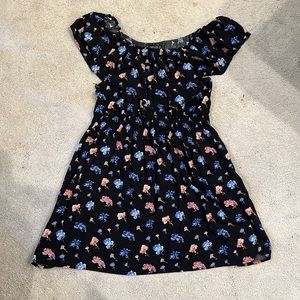 Forever 21 Plus Size Blue and Pink Floral dress, Size 2X